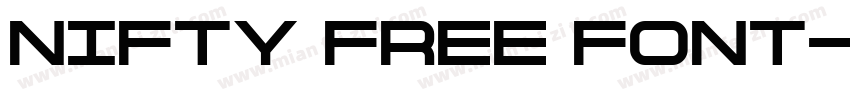 Nifty Free Font字体转换